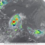 La Onamet mantiene aviso por condiciones de tormenta tropical
